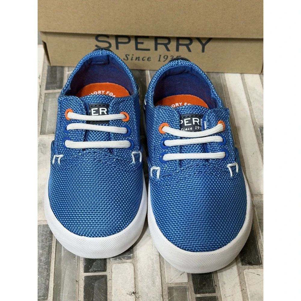 Sperry Kids Bodie Jr Washable Shoes Blue Size 5 Little Kids